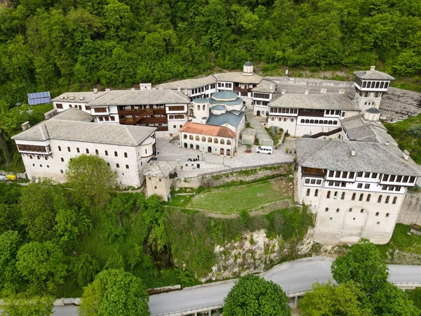 Drone View John Baptist Bigorski Monastery Macedonia — Zdjęcie stockowe