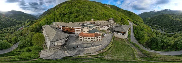 Drone View John Baptist Bigorski Monastery Macedonia — 스톡 사진