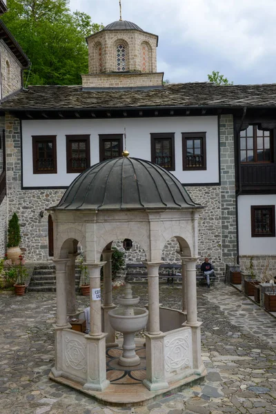 View John Baptist Bigorski Monastery Macedonia — стоковое фото