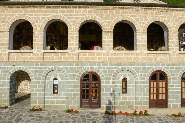 View John Baptist Bigorski Monastery Macedonia — Foto Stock