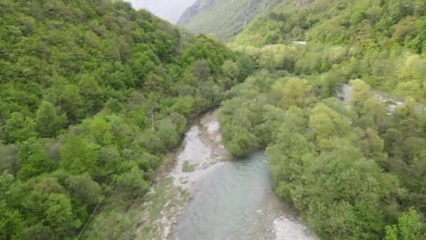 Drone View John Baptist Bigorski Monastery Macedonia — ストック動画