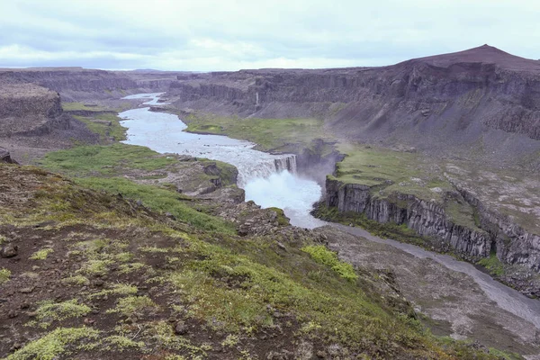 View Dettifoss Waterfall Iceland — 스톡 사진