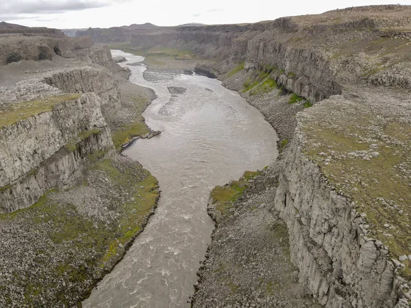 Водоспад Деттіфосс Ісландії — стокове фото