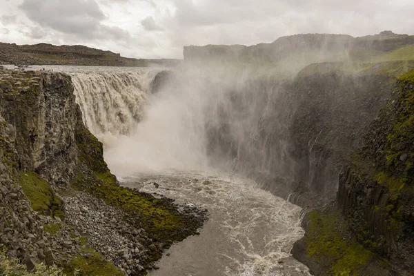 View Dettifoss Waterfall Iceland — Φωτογραφία Αρχείου