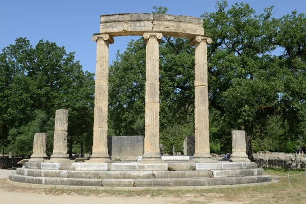 View Archeological Site Ancient Olympia Greece — 스톡 사진