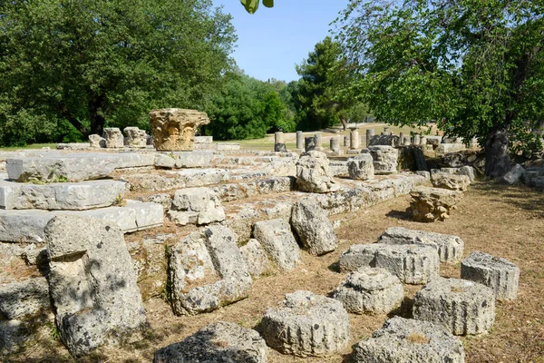 View Archeological Site Ancient Olympia Greece — 图库照片