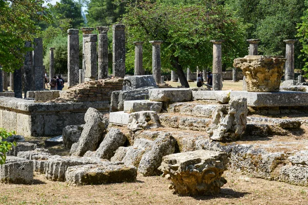 View Archeological Site Ancient Olympia Greece — Stock Photo, Image