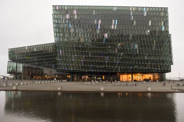 Harpa Concert Hall and Conference Centre at Reykjavik on Iceland