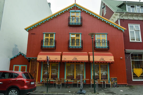 Reykjavik Iceland July 2022 Traditional House Reykjavik Iceland — Stock Photo, Image