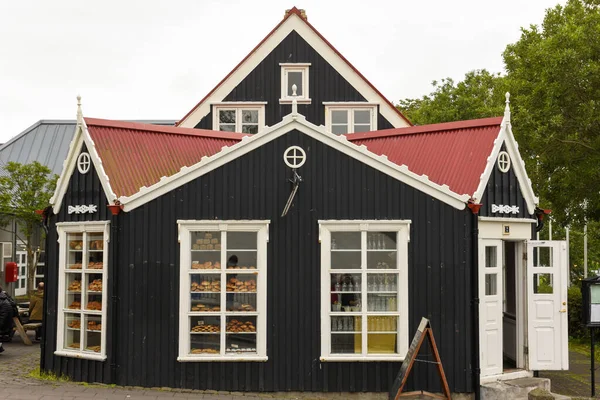 Reykjavik Iceland July 2022 Traditional House Reykjavik Iceland — Stockfoto