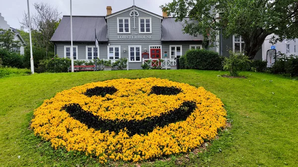 Reykjavik Iceland July 2022 Traditional House Garden Reykjavik Iceland — Stock Photo, Image