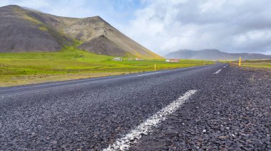 View at a road on Snaefellsnes penisola in Iceland