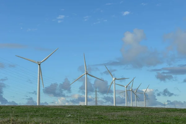 Wind Farm Barbate Andalucia Spain — Stockfoto