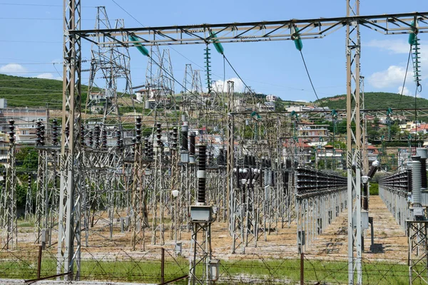 Power Plant Station Lamia Greece — Zdjęcie stockowe