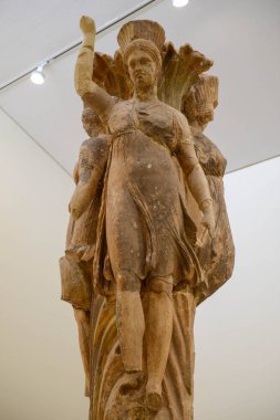 Delphi, Greece - 21 May 2022: the archaeological museum of Delphi on Greece
