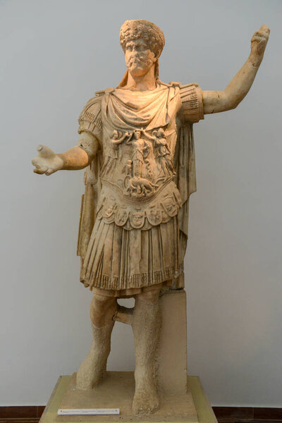 Olympia, Greece - 25 May 2022: the archaeological museum of Olympia on Greece