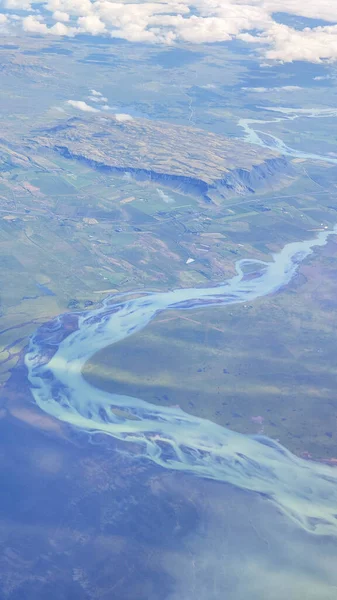 Vista Aérea Del Río Selfoss Islandia — Foto de Stock