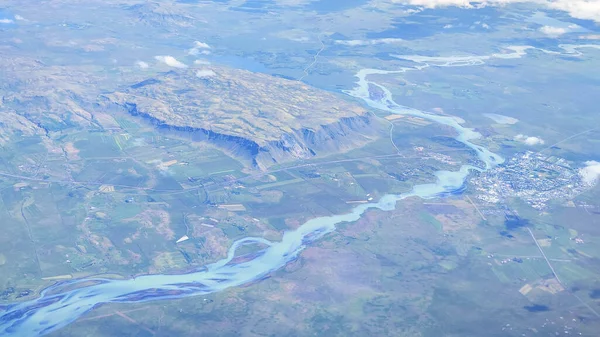 Vista Aérea Del Río Selfoss Islandia —  Fotos de Stock