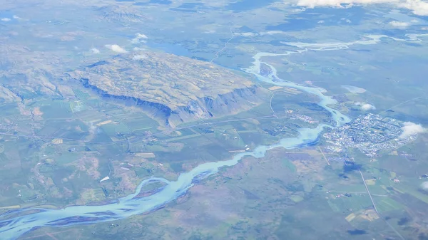 Vista Aérea Del Río Selfoss Islandia —  Fotos de Stock