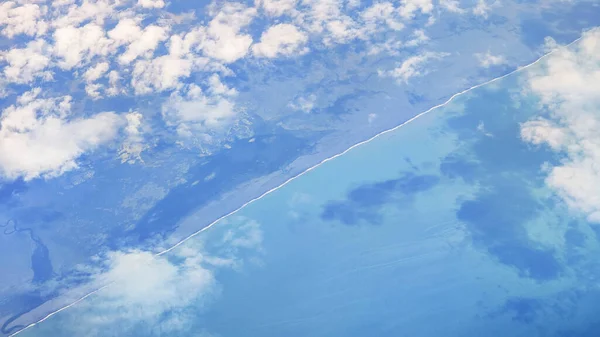 Zlanda Kıyılarının Havadan Görünüşü — Stok fotoğraf