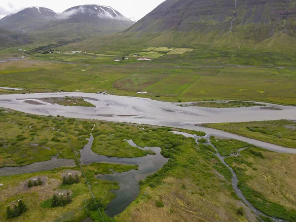 Вид Річку Ісландію — стокове фото