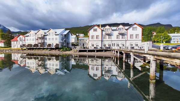 Faskrudsfjord Islandia Julio 2022 Edificio Tradicional Faskrudsfjord Islandia — Foto de Stock