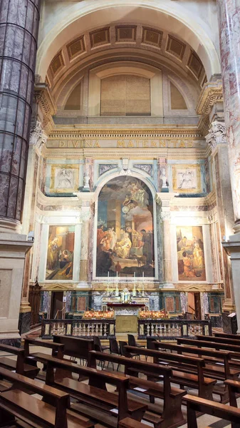 Oropa Italia Septiembre 2022 Interiores Basílica Oropa Italia — Foto de Stock