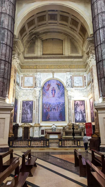 Oropa Italia Septiembre 2022 Interiores Basílica Oropa Italia — Foto de Stock