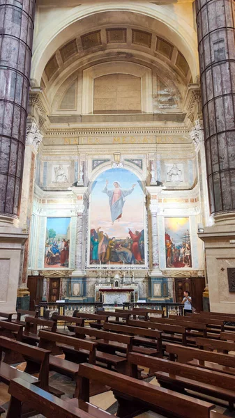 Oropa イタリア 9月2022 イタリアの大聖堂Oropaのインテリア — ストック写真