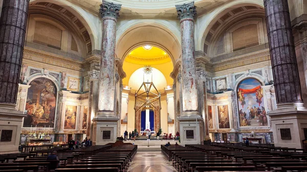 Oropa Italia Septiembre 2022 Interiores Basílica Oropa Italia — Foto de Stock