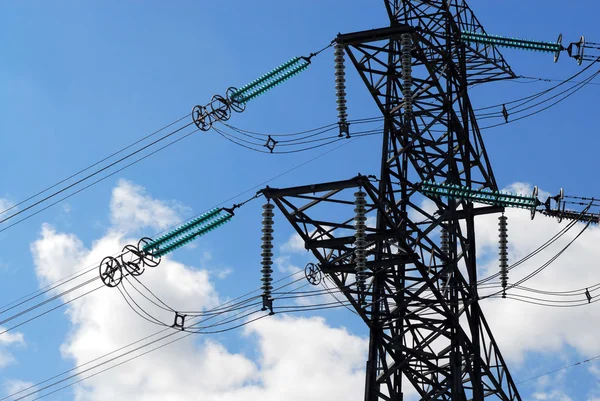 Electrical transmission tower — Stock Photo, Image