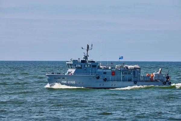 Baltiysk Kaliningrado Oblast Rússia 2021 Guarda Costeira Embarcações Resgate Apoio — Fotografia de Stock