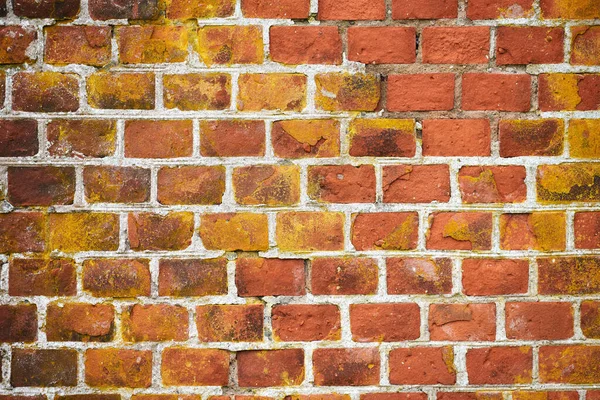 Rote Ziegelwand Des Alten Hauses Hausfassade Rote Ziegelstruktur Zuverlässiges Mauerwerk — Stockfoto