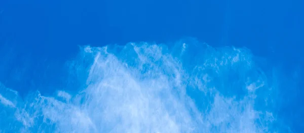 Cirruswolken Blauen Himmel Kopierraum Schöne Wolkenlandschaft Schöne Zirrusweiße Wolken Blauen — Stockfoto
