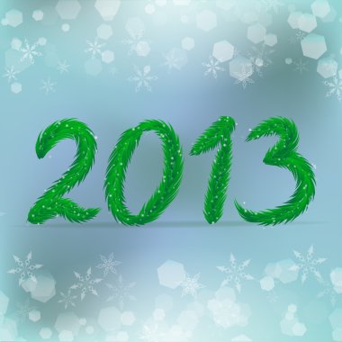 yaratıcı mutlu yeni yıl 2013 tasarım