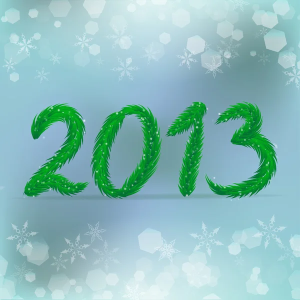 Creative happy new year 2013 design — Stock Vector