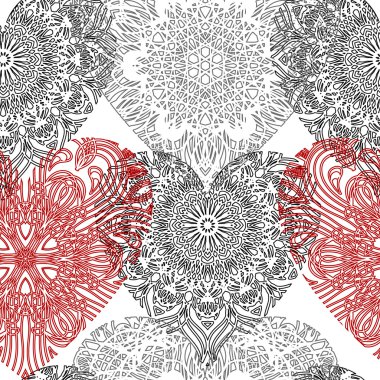 dantel kalpleri ile Seamless Modeli