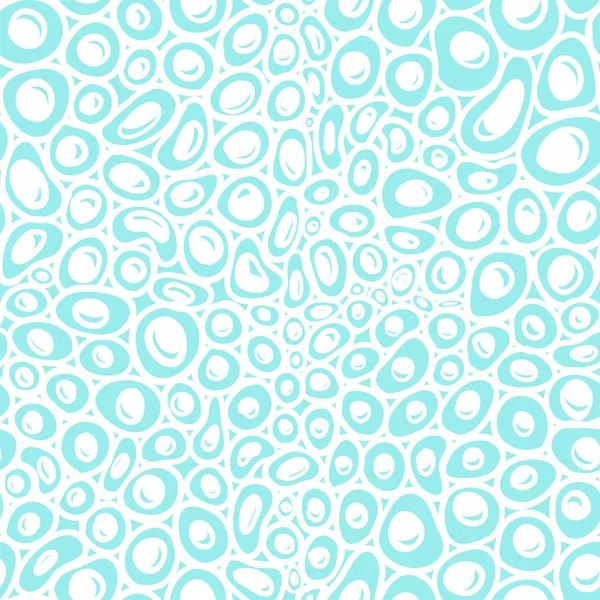 Abstract seamless blue bubble pattern — Stock Vector