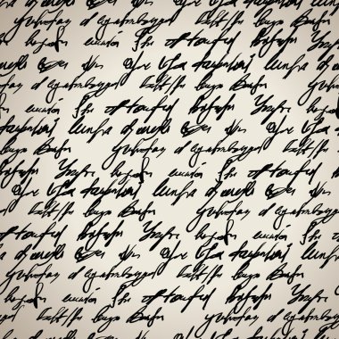 soyut Dikişsiz el yazma modeli