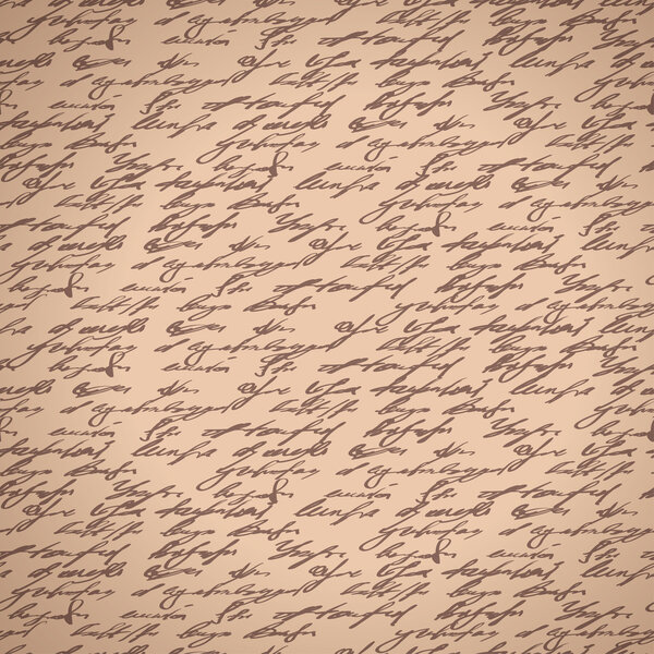 Абстрактный бесшовный винтажный рисунок рукописи
