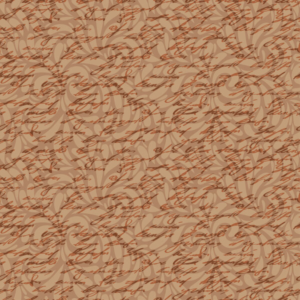 Абстрактная бесшовная ручная запись рисунка с цветочным орнаментом
