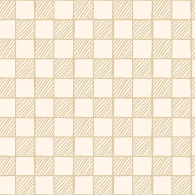 sorunsuz elle çizilmiş kafes desen