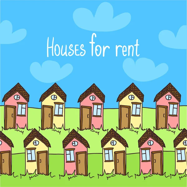 Uçan balon ile ev — Stok Vektör © sbego 8016112