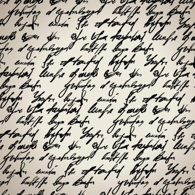 soyut Dikişsiz el yazma modeli