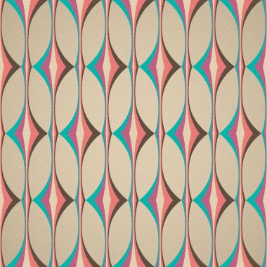 Pop art pattern, abstract seamless texture rhombus vector pattern
