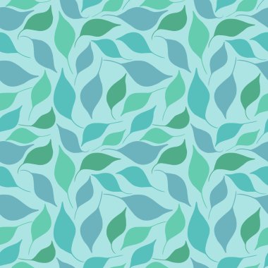 Yapraklı kusursuz desen