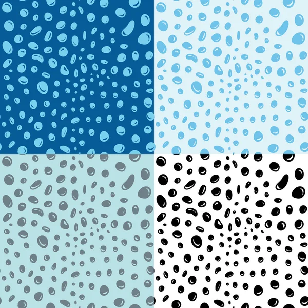 Patrón sin costura abstracto con gotas — Vector de stock