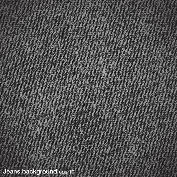 Design monochrome jeans texture. Eps10 — Stock Vector