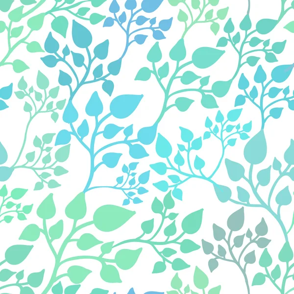 Seamless casual pattern with leaves — Stock Vector