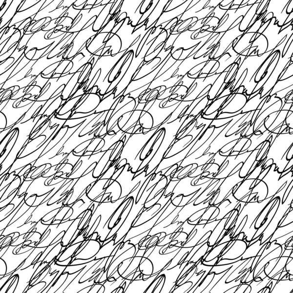 Αφηρημένη άνευ ραφής γραφικά χέρι γράψει μοτίβο — Διανυσματικό Αρχείο
